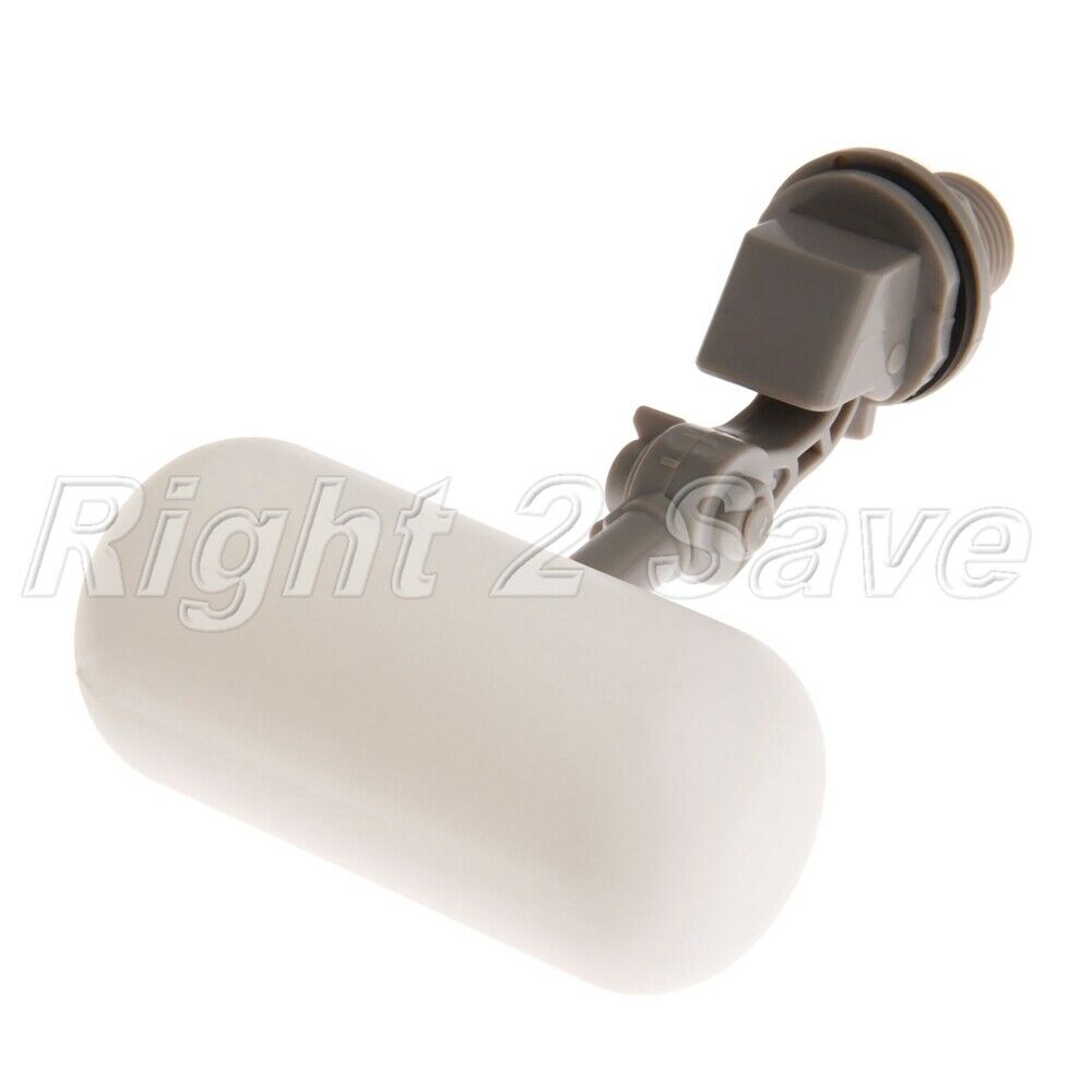 1 x Adjustable Plastic Float Ball Valve Tank Pond Flush Water Level Control 1/2"