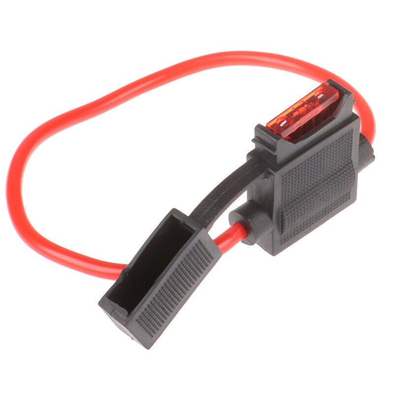 Car Splash Proof In-line Standard Blade Fuse Holder Box 5/10/15/20/25/30A.l8
