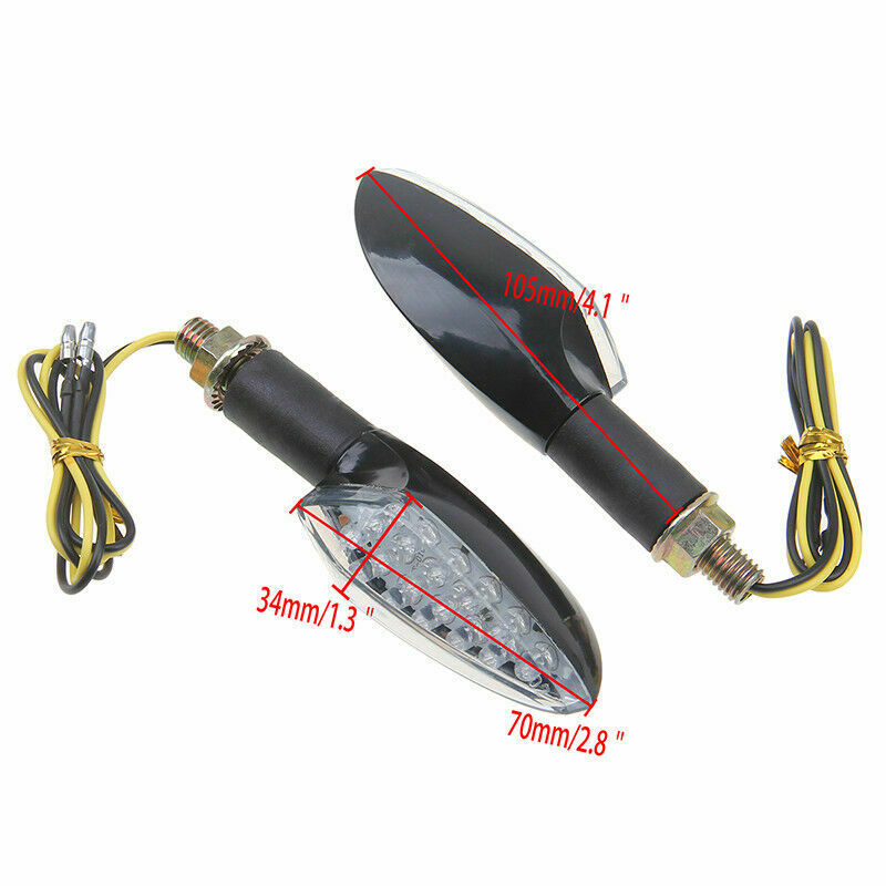 LED Turn Signal Light Blinker Indicator Universal Fit Motorcycle Motocross