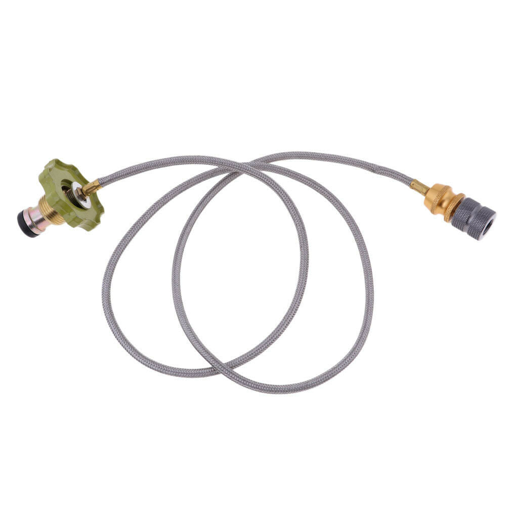 110cm Cooking Gas Tank Stove 12 in Hose Pipe Propane Refill Adapter Burner