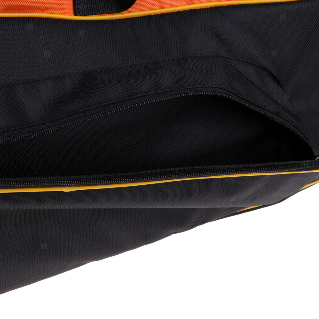 Large capacity racket equipment carrying case for badminton