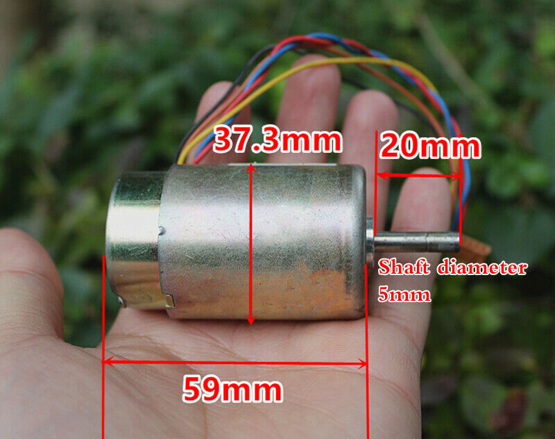 DC motor 24V double ball bearing with encoder carbon brush motor Anti-interferen