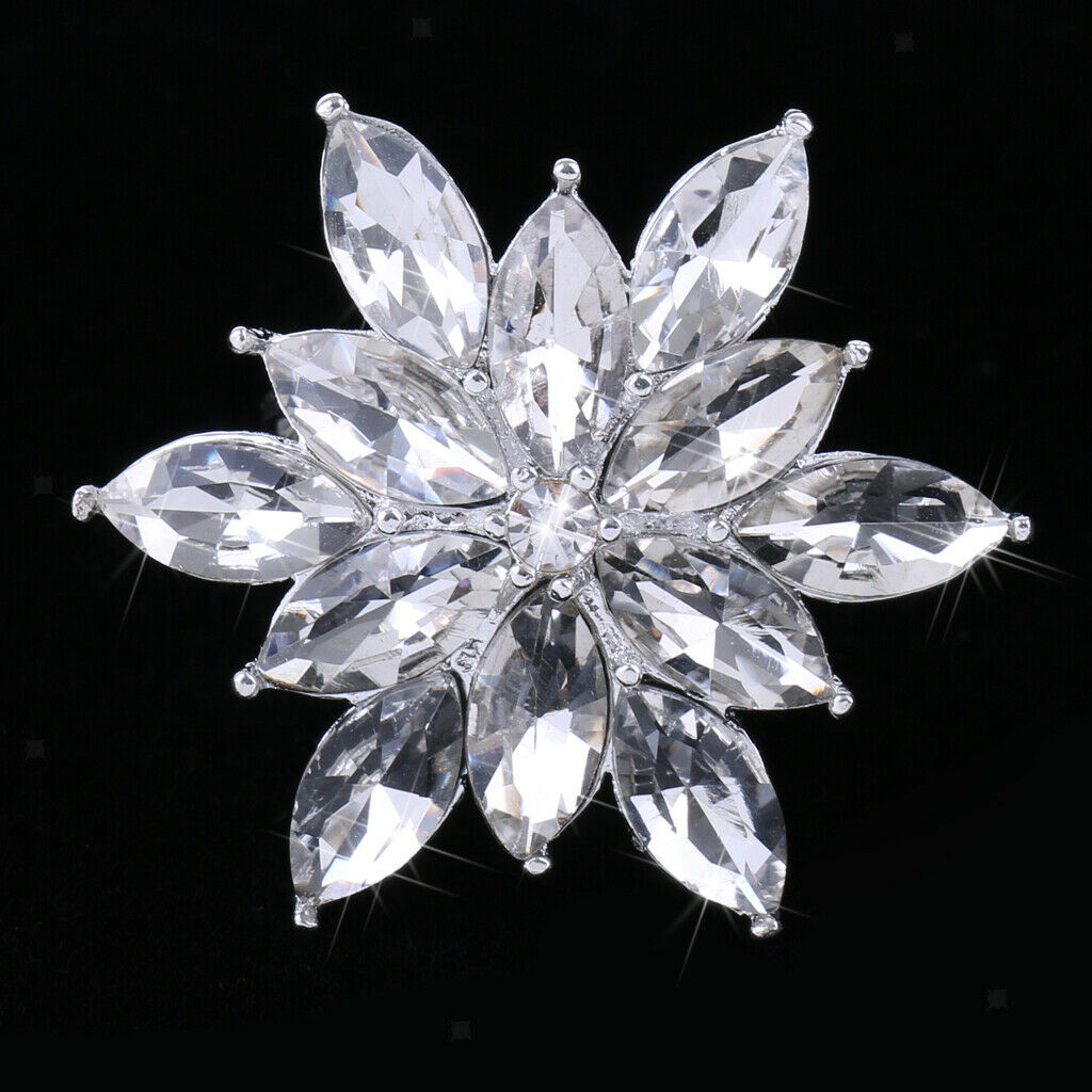 Gorgeous Christmas Crystal Rhinestone Snowflakes Diamond Ring Xmas Jewelry