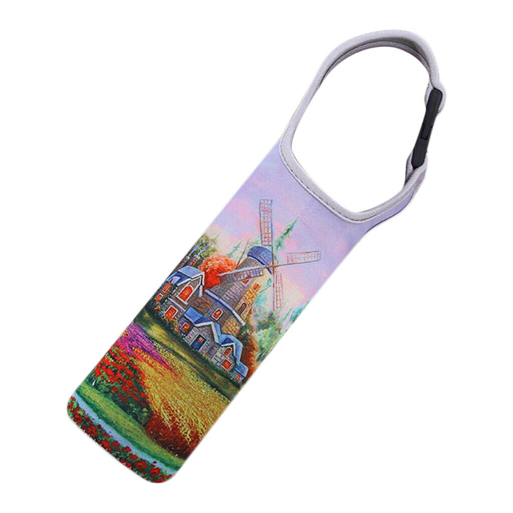 Neoprene Thermal Insulation Cup Sleeve Bottle Tote Cover Holder Windmill