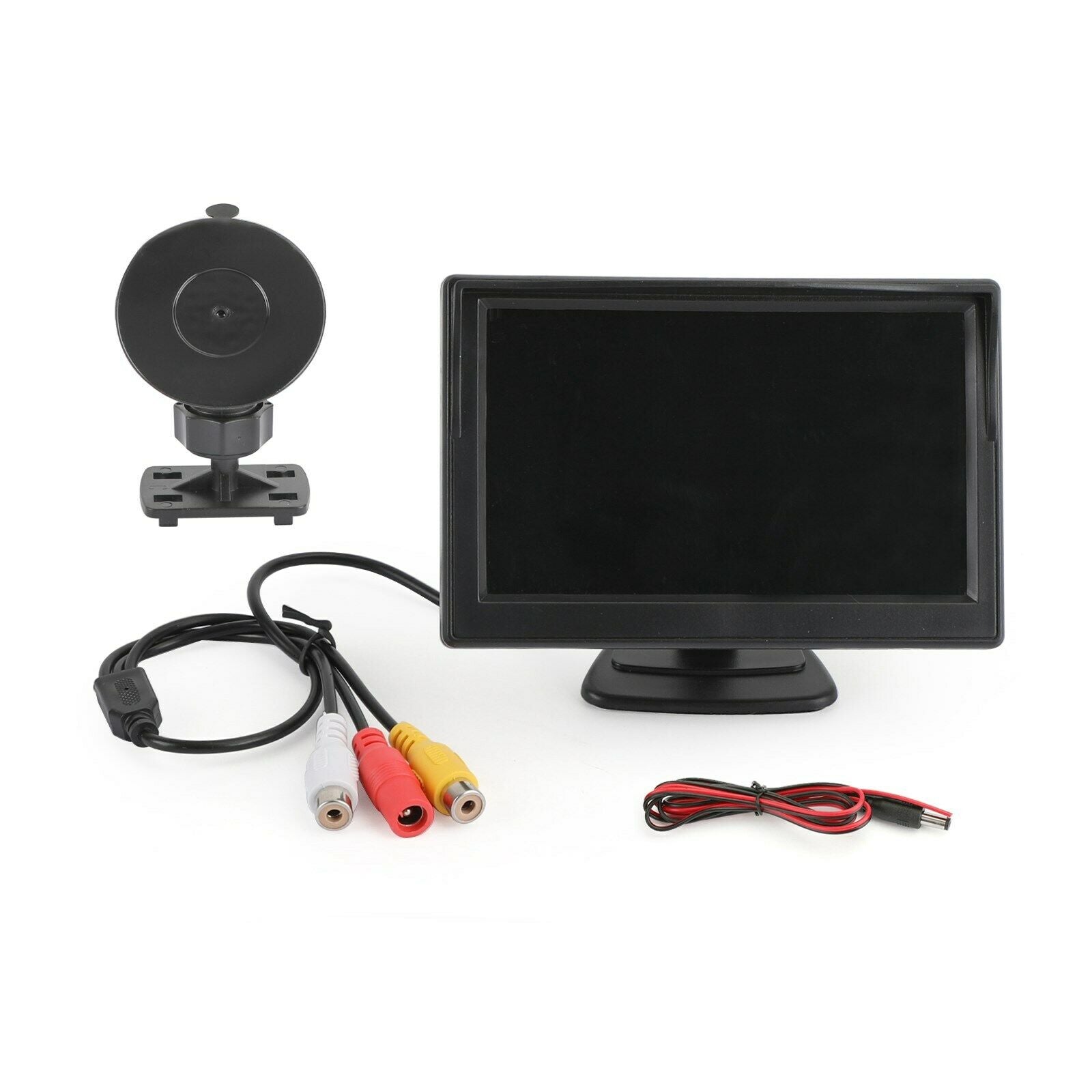 5 inches TFT LCD Car Screen Monitor + Universal 4LED Car Rear View Camera Kit CA