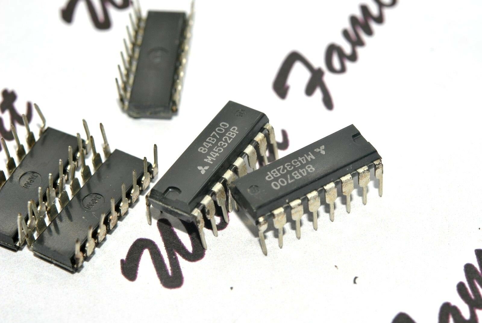 5PCS - M4532BP DIP-16 Integrated Circuit / IC - NOS