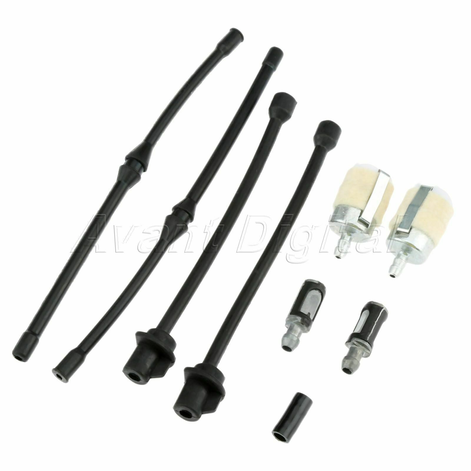 Chainsaw Parts  for 52cc 58cc Hose Kit 8pcs Oil Fuel Filter Pipe 4500/5200/5800