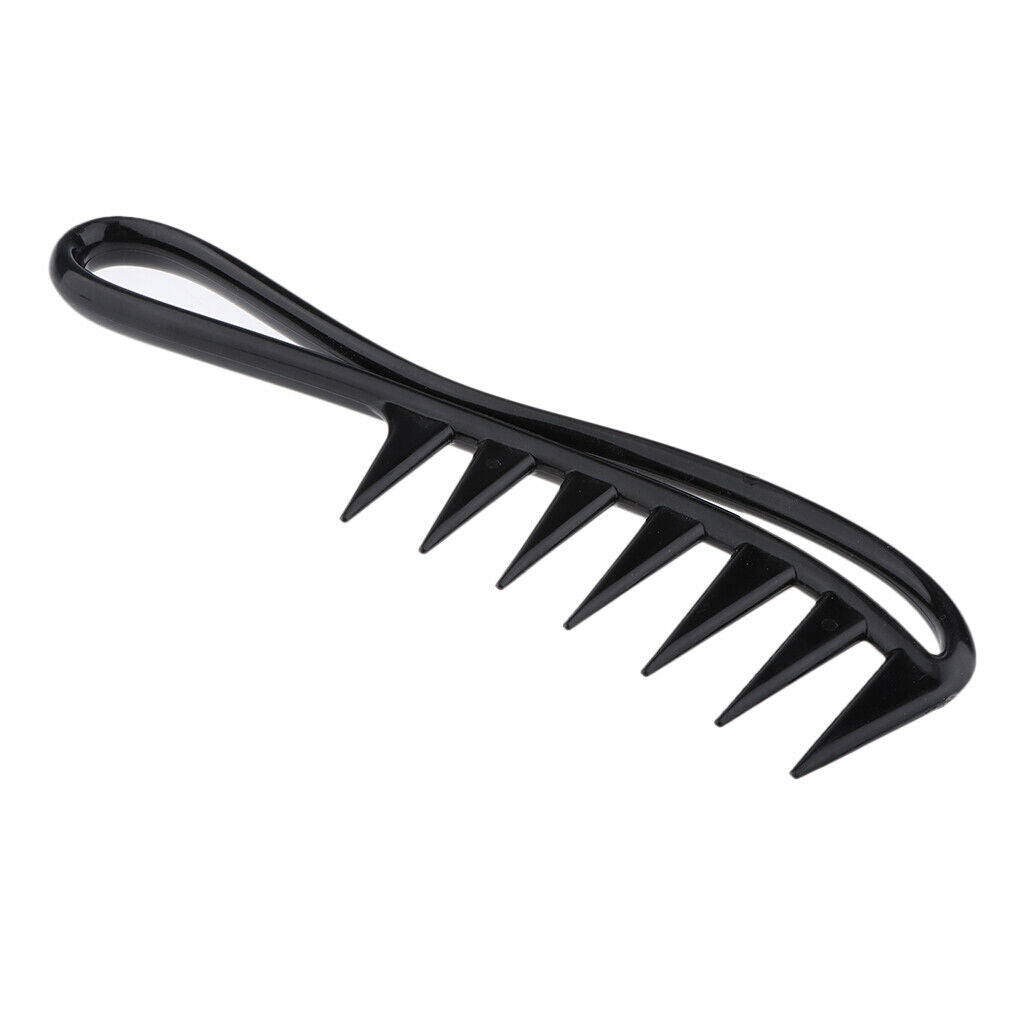 Large Combs Wide Tooth Hairdressing Shower Comb Massive Jumbo Unisex Brush