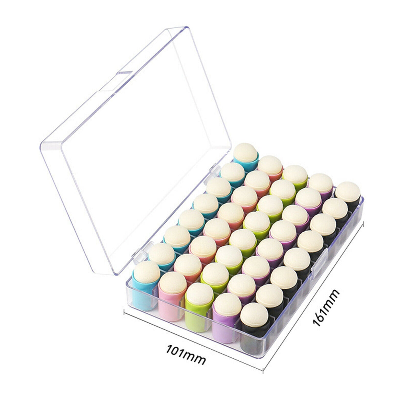 40 Finger Sponge Daubers Paint Ink Chalk Tool