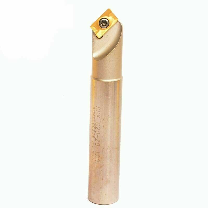 45° Centering Chamfer Cutter SSK C20-20-120L+1pc APMT1604PDER Insert For Turning