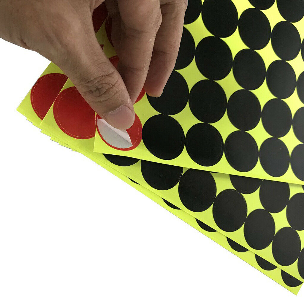 640 Pieces Round White Paper Adhesives Paper Splash Adhesives For Shooting