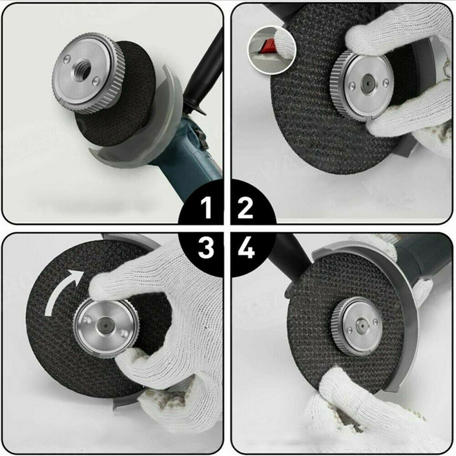 M14 Quick Change Quick Clamping Self Tightening Nut Easy-lock 45# Steel
