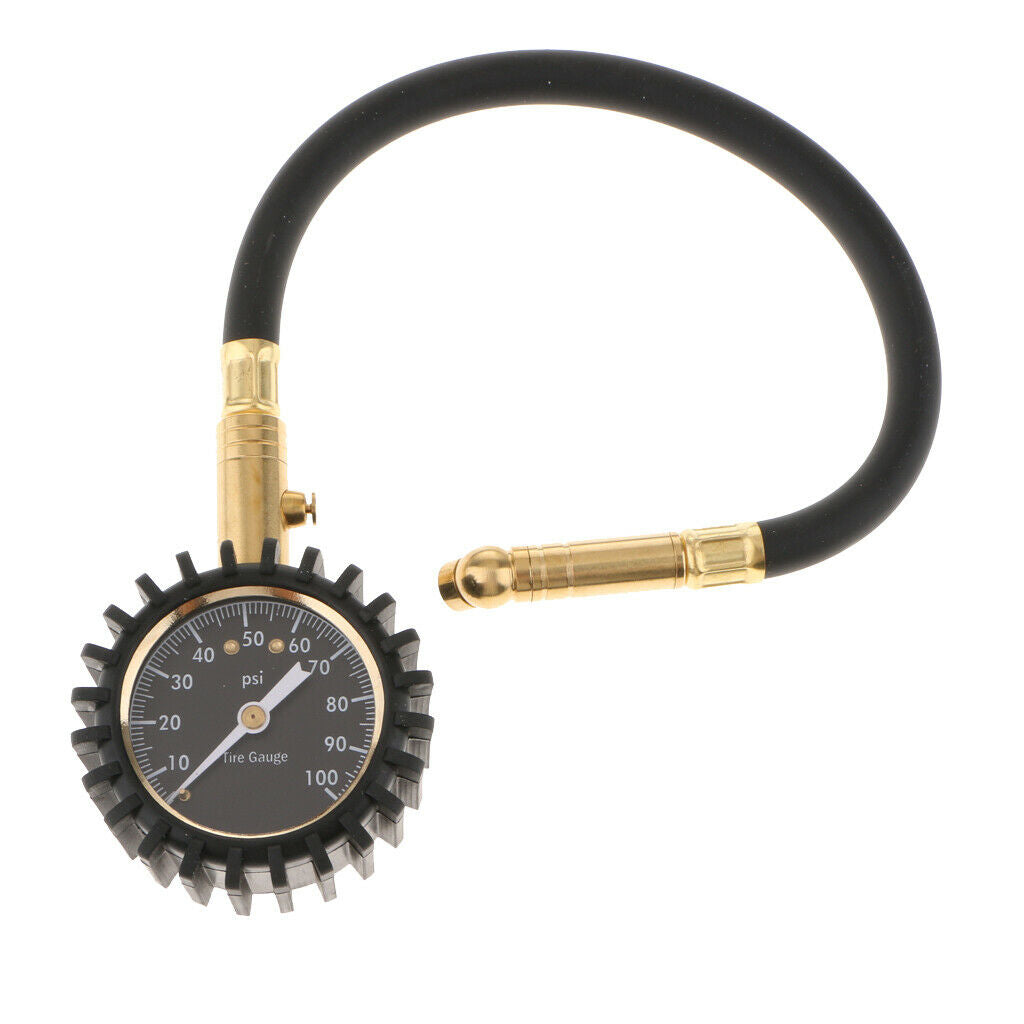 Tire Tyre Air Pressure Gauge Meter Tester 0-100 PSI for Car Truck Motorcycle Van