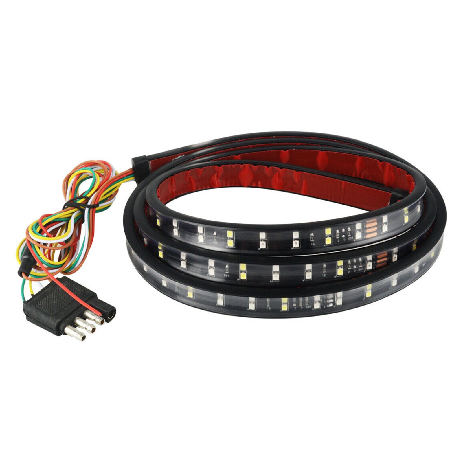 60" 2-Row LED Truck Tailgate Light Bar Brake Reverse Turn Signal Stop Tail Strip