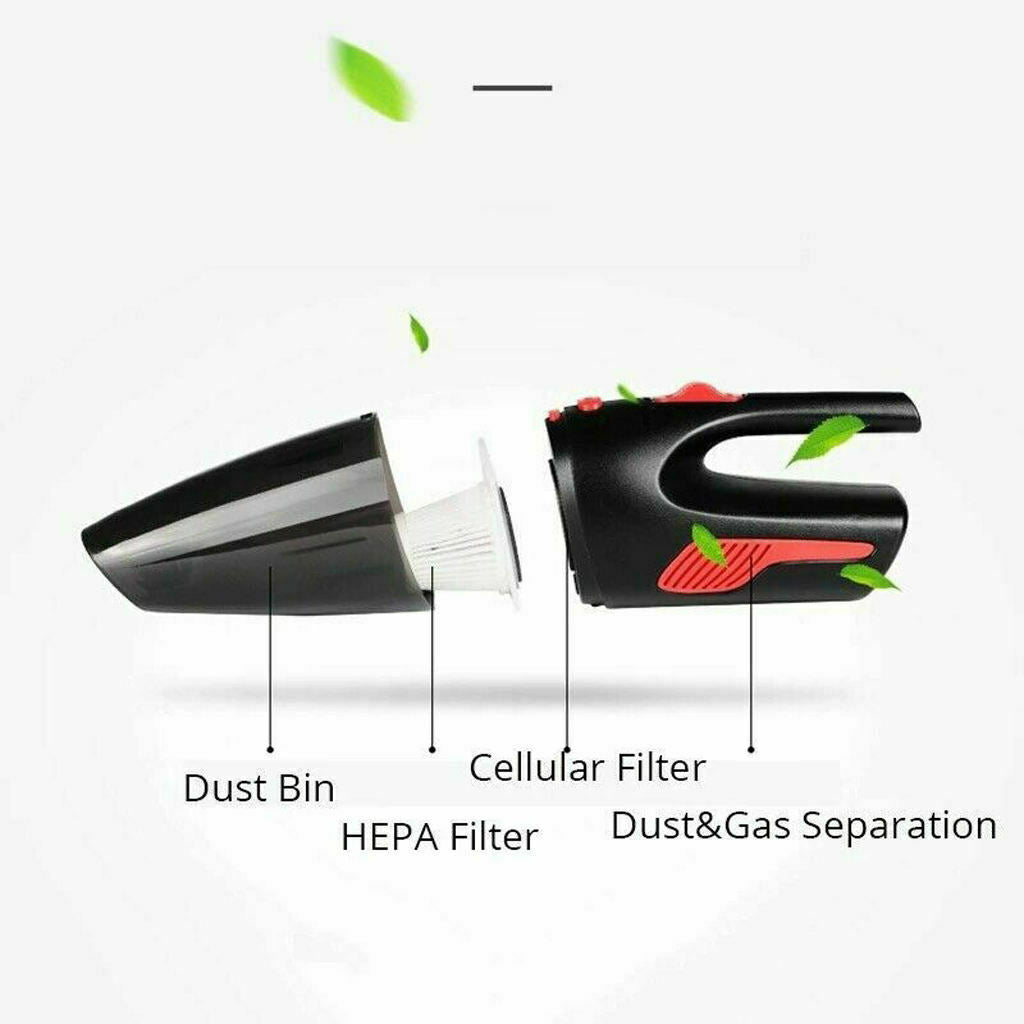 Car Vacuum Cleaner Mini Portable Upright Auto Home Mop Wet & Dry 120W NEW