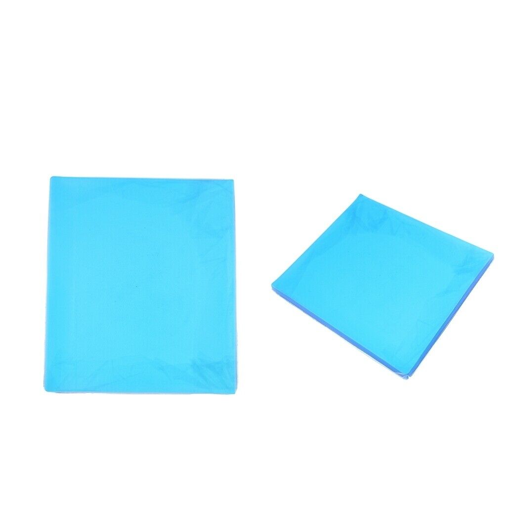 2 Pieces Motorcycle Seat Gel Pad Shock Absorption Mats Cushion 25x22x1cm