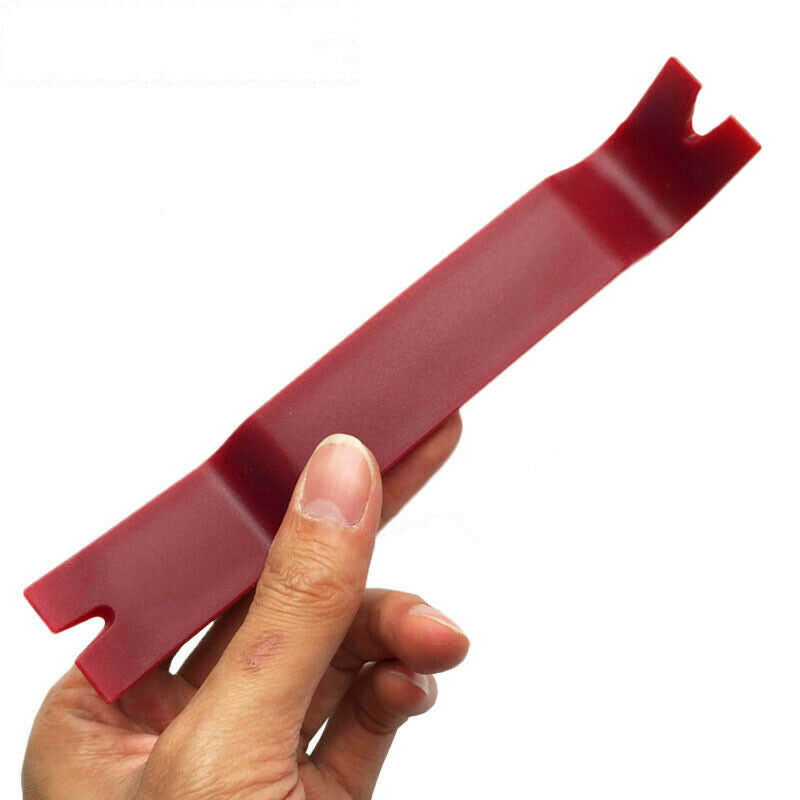 5 Pcs Red  Car Door Radio Trim Dash Audio LED Light Lamp Removal Pry Tool Kit