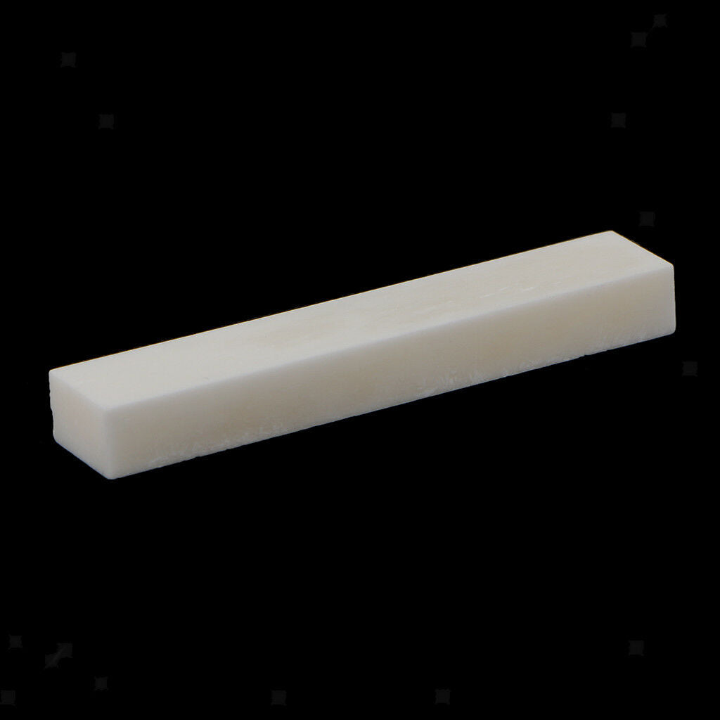 12pcs 52mm Cattle Bone Blank Unslotted Guitar Nuts for Handmade Guitar DIY