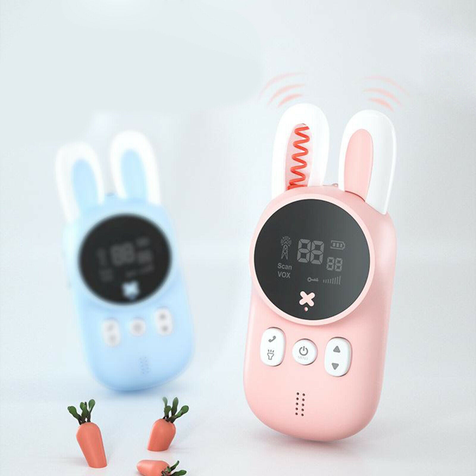 2 Pack Walkie Talkie Two-Way 3KM Wireless Radio Portable Set for Kids Children