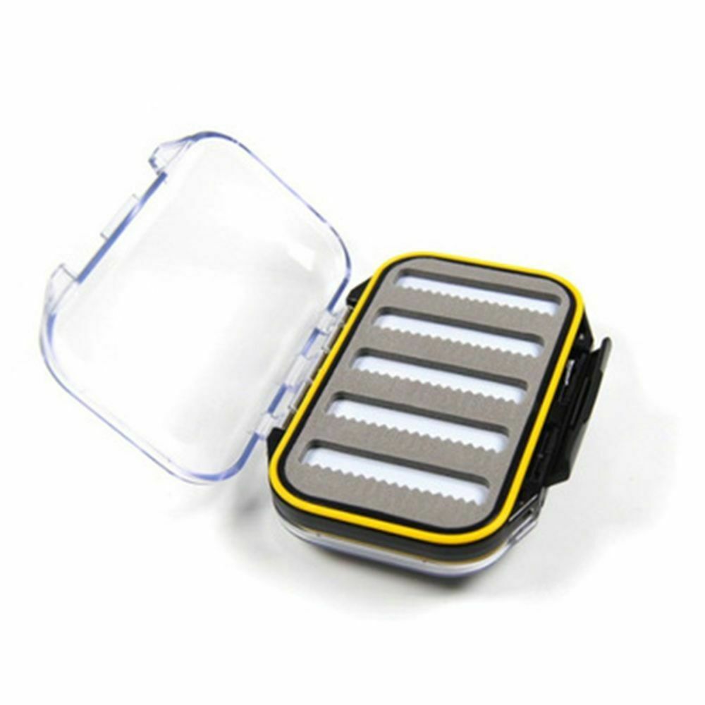 Double layers Fly Hook Fishing Hook Box With Foam Storage Box Tackle Box