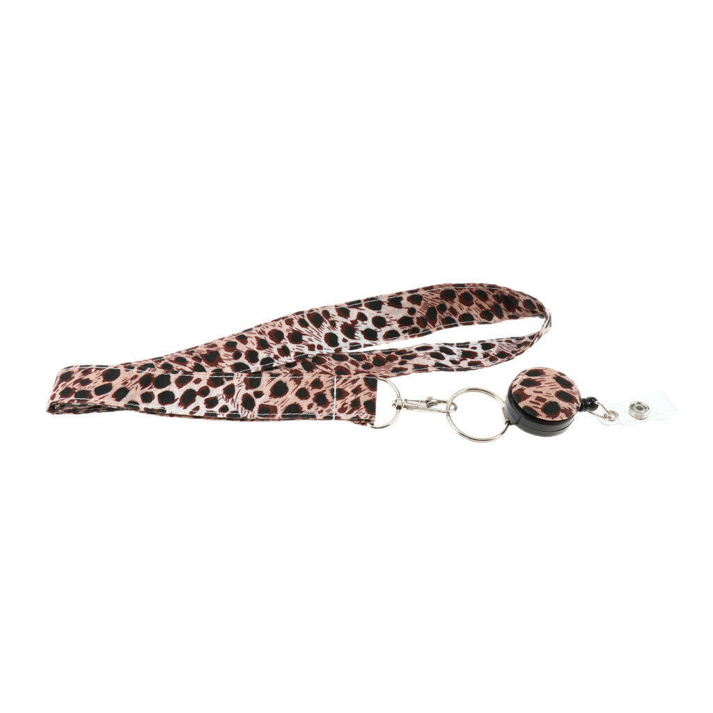 Mobile ID Badge Holders Straps Lanyard Neck Key chains with Metal Badge  1