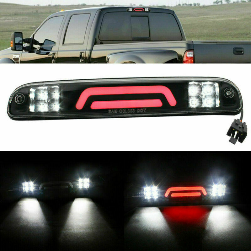 99-16 Ford F250 F350 F450 Super Duty LED 3rd Third Brake Light Stop Lamp Smoke