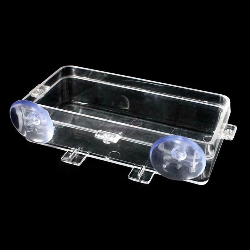 Anti-Escape Food Bowl Worm Container with Suction Cups Terrarium Accessories
