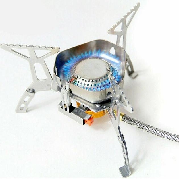 Portable Windproof Camping Gas Stove Mini Outdoor Foldable Cooking Burner3500W