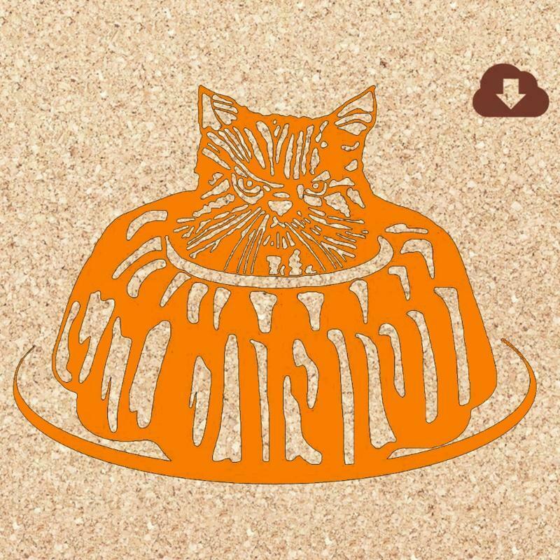 Cake Cat Metal Cutting Dies Stencil DIY Scrapbooking Album Paper Card Template