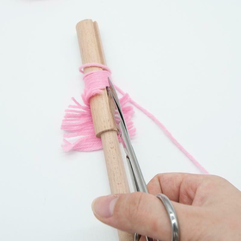 Wooden Latch Hook Crochet Yarn Cutter Tool for Tapestry Carpet Rug Making DIY