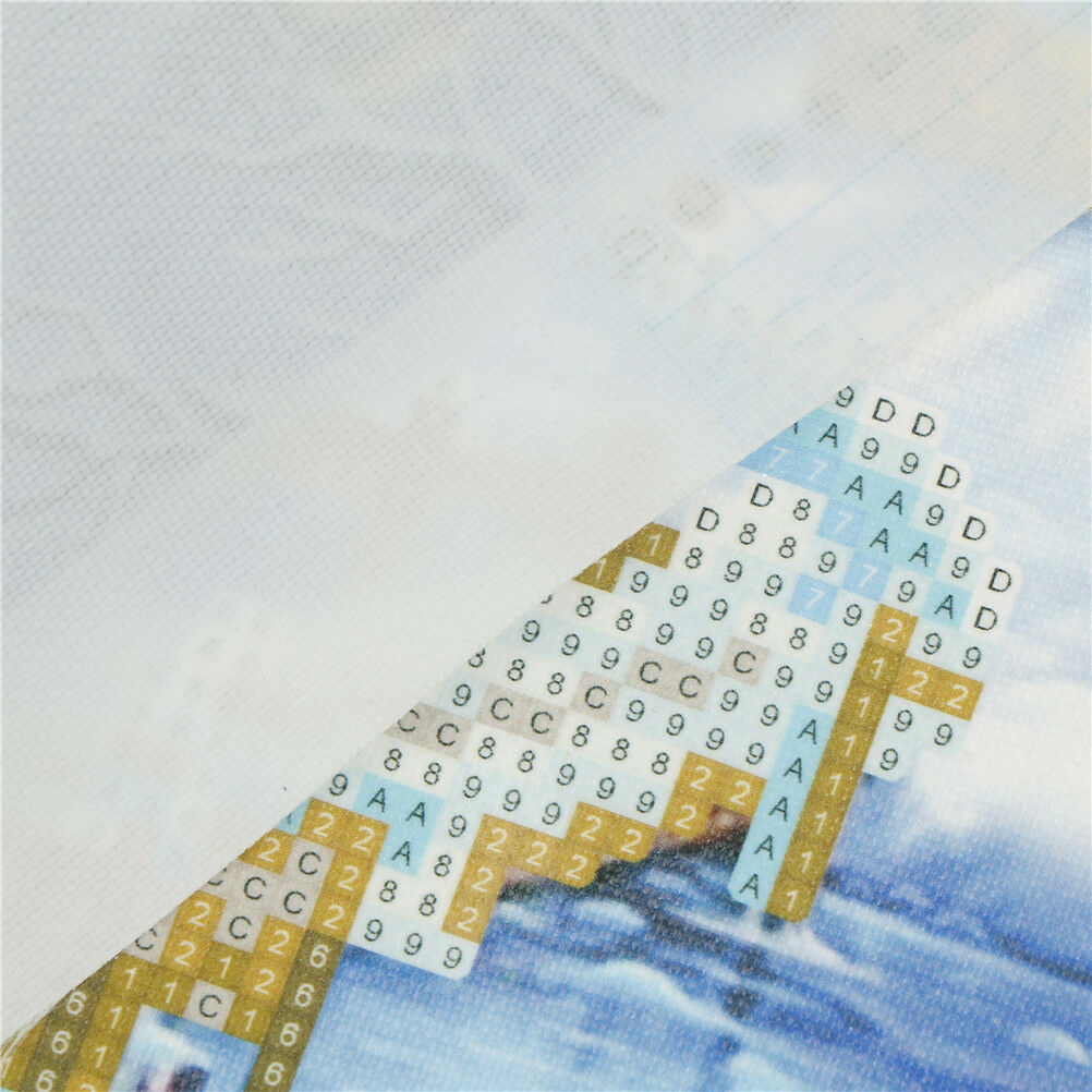 DIY diamond painting Winter snow diamond embroidery Cross Stitch mosaic decor Gy