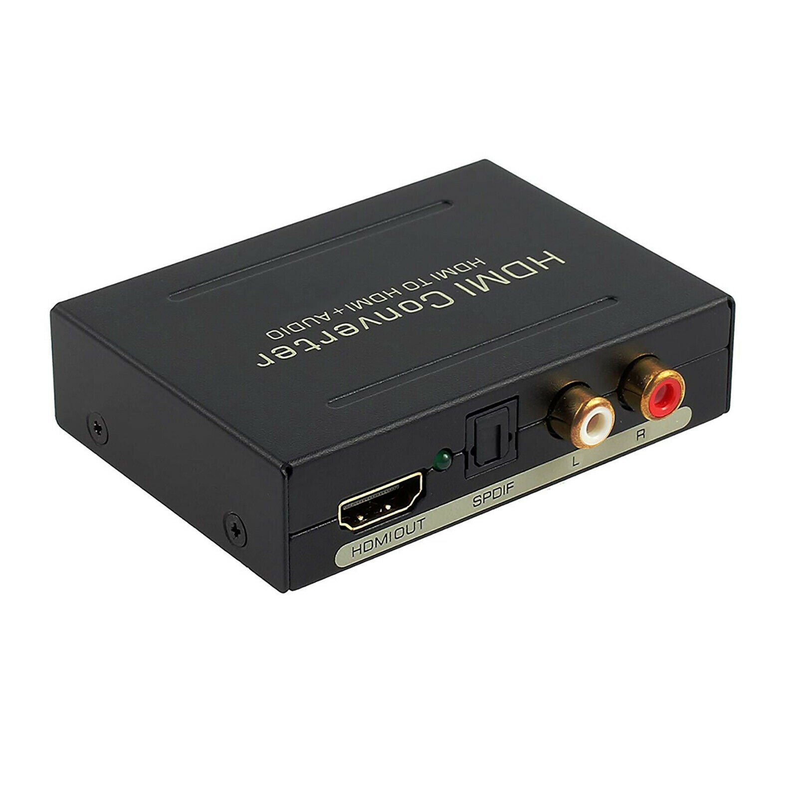 1080P HDMI to HDMI + Optical SPDIF + RCA L/R Audio Extractor Converter