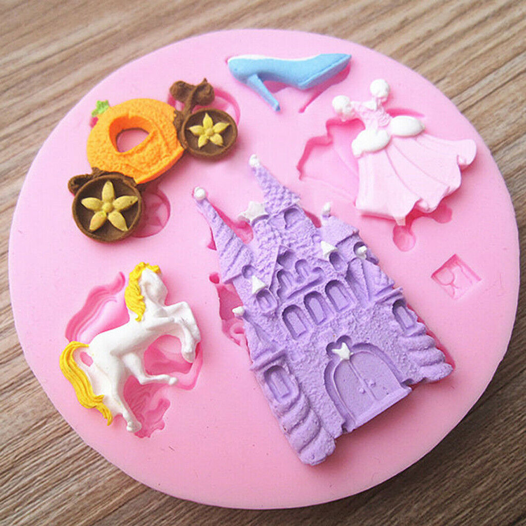 Castle Dress Silicone Cake Mould Fondant Sugar Chocolate Decorating Tool