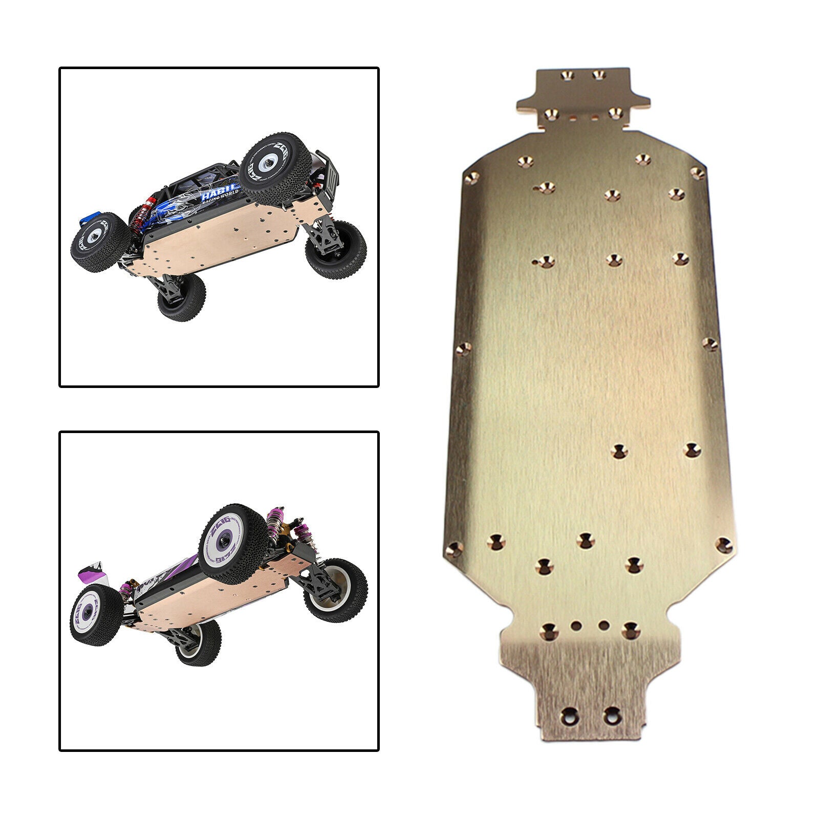 RC 124019-1823 Chassis Fit for WLtoys 124018 124019 1/12 RC Drift Racing Cars