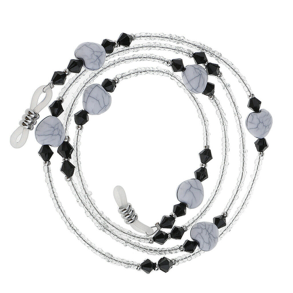 3Pcs Eyeglass Sun Glasses Cord Supporter Necklace Sunglass Neck Strap Chain