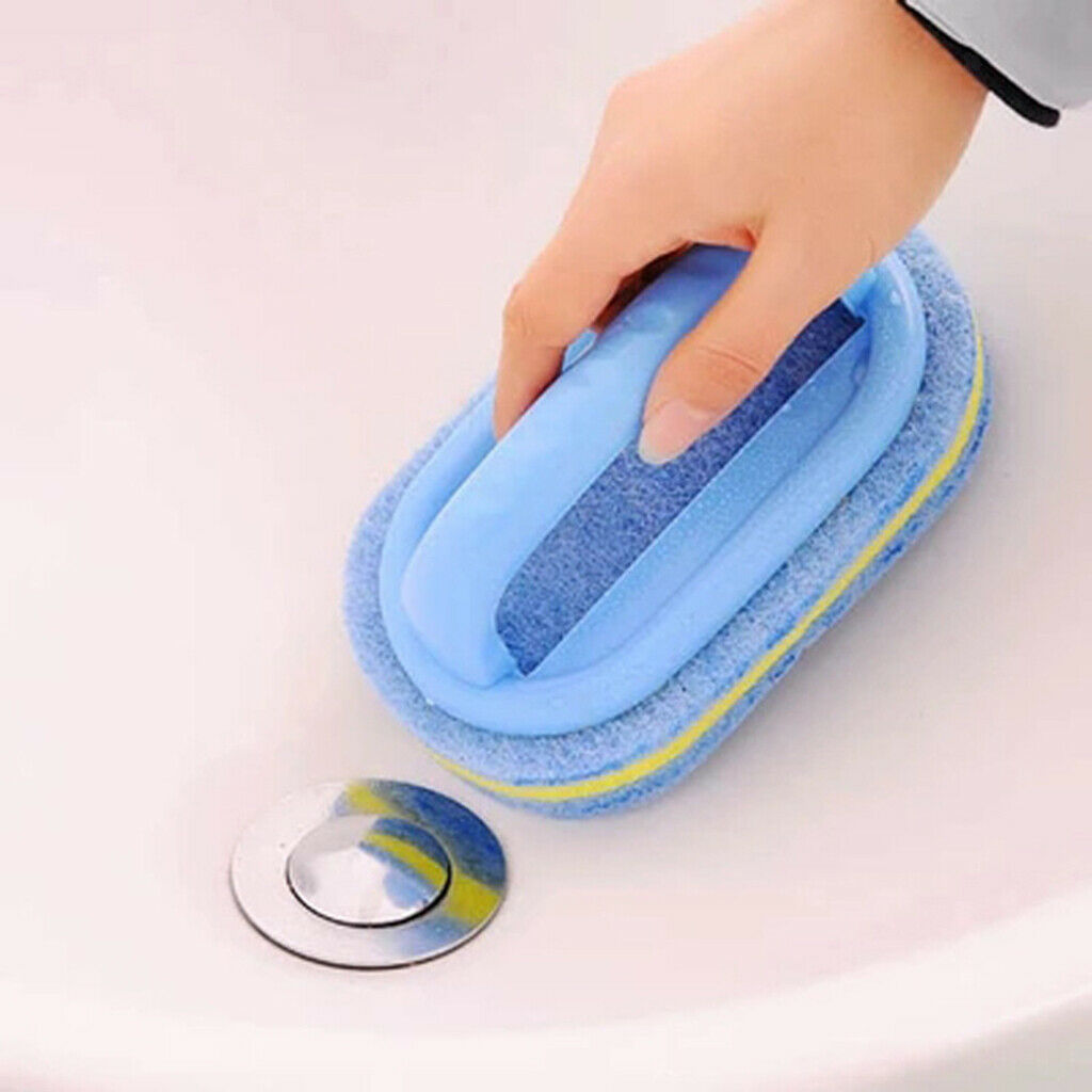 Kitchen Sponge Brush Descaling Cleaning Brush Bathtub Wall Cleaning Tool