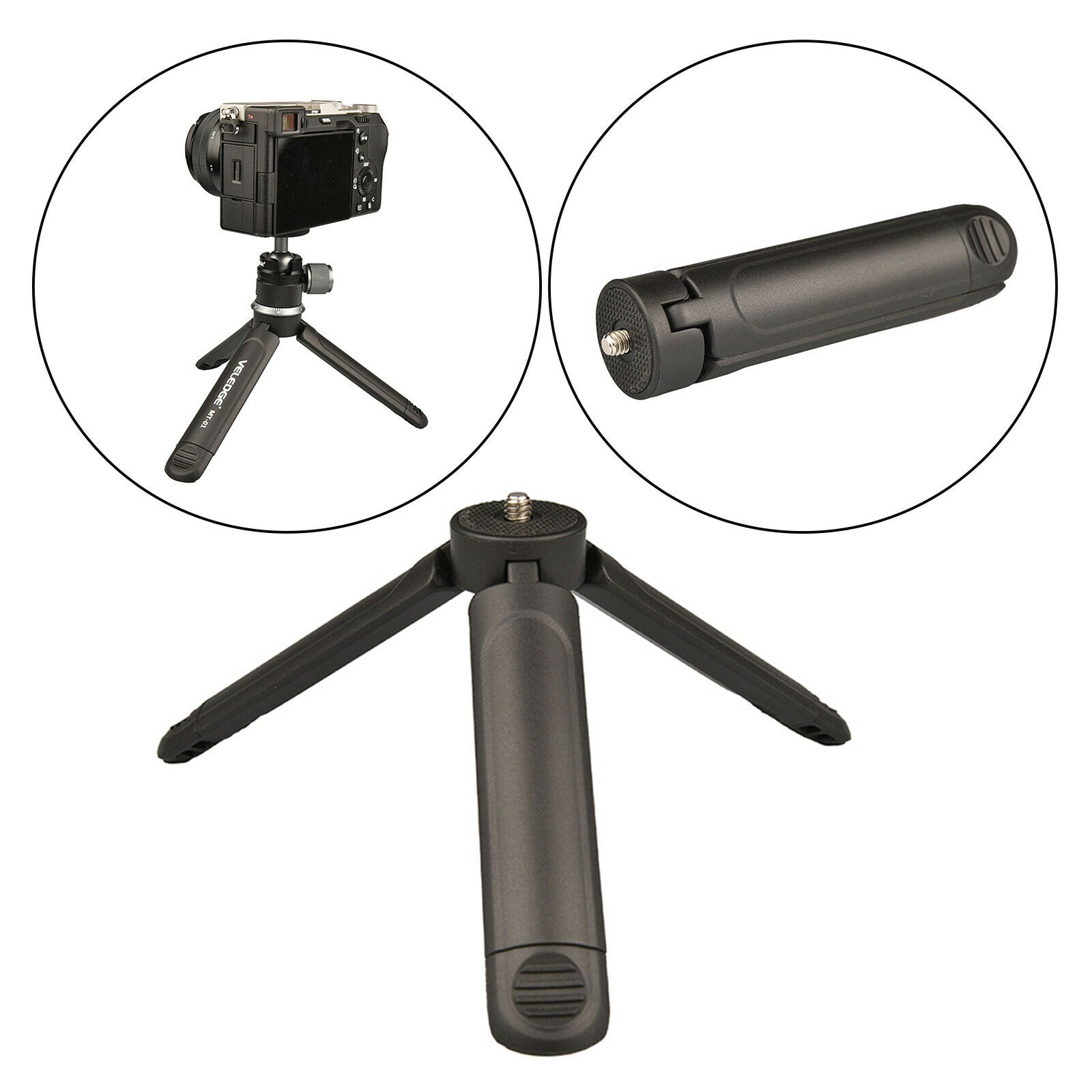 Mini Two-Stage Tabletop Tripod Camera Mini Vlog Tripod Grip Tripod Portable