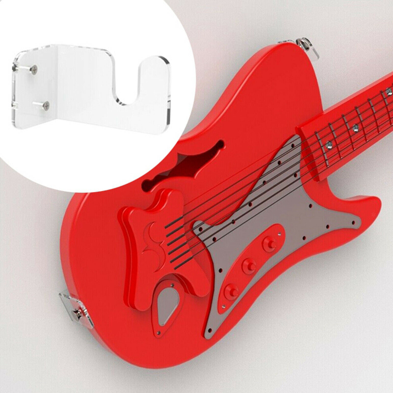 2pcs Swing Guitar Hanger Holder for Bass Mandolins Ukuleles Home Studio