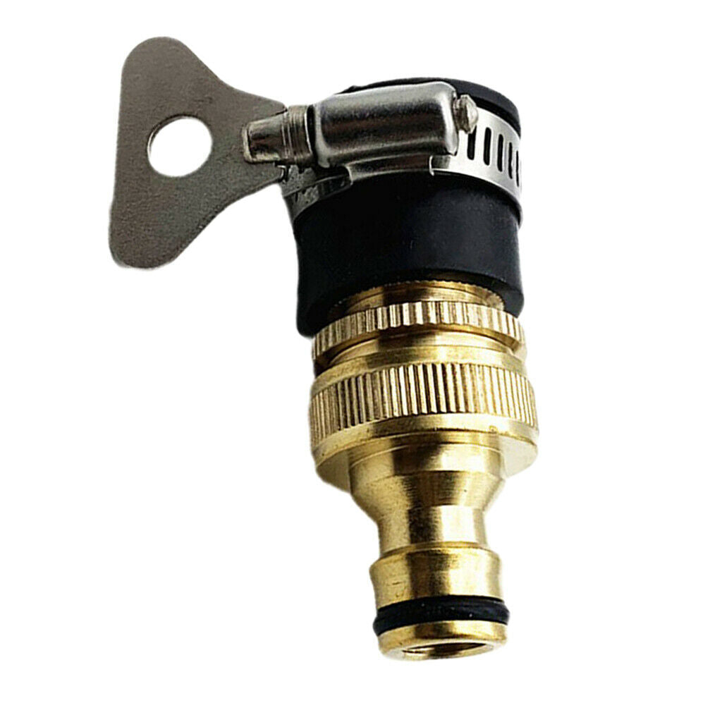 1/2"3/4" Thread Quick Garden Nozzle Faucet Brass Pipe Tap Connector Adapter