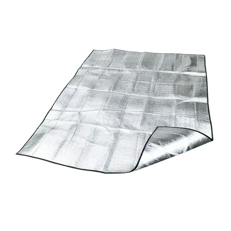 2.4*2.4M Outdoor Aluminum Film Waterproof Moistureproof Mat Lawn Cushion Camping