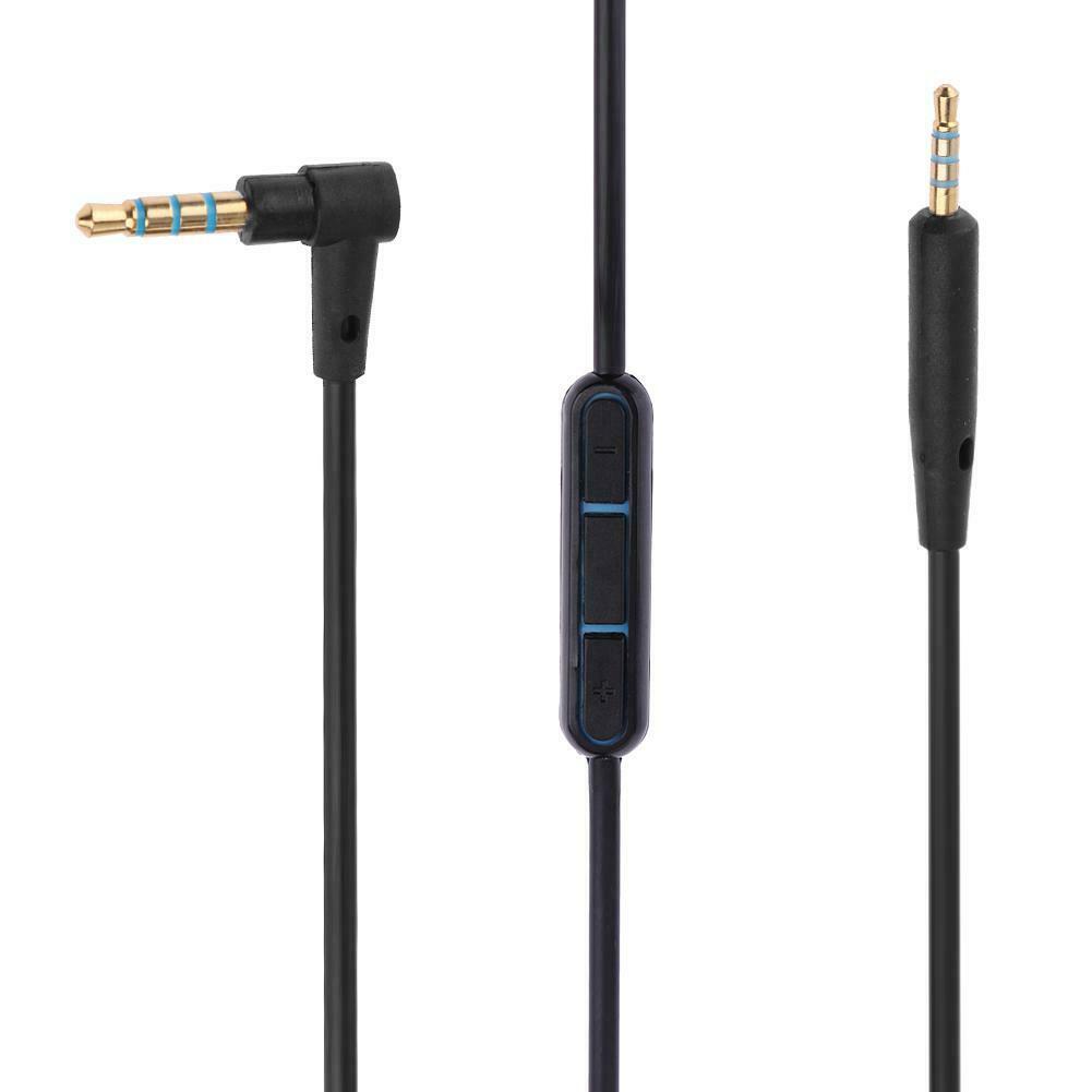 1.5m Audio Cable with Mic 2.5mm Male to 3.5mm Male for Bose QC25 Headphone @