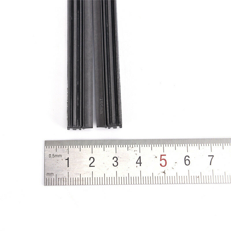 2pcs 28" Auto Car Bus Windshield Frameless Rubber Wiper Blade Refill Hot BDDD