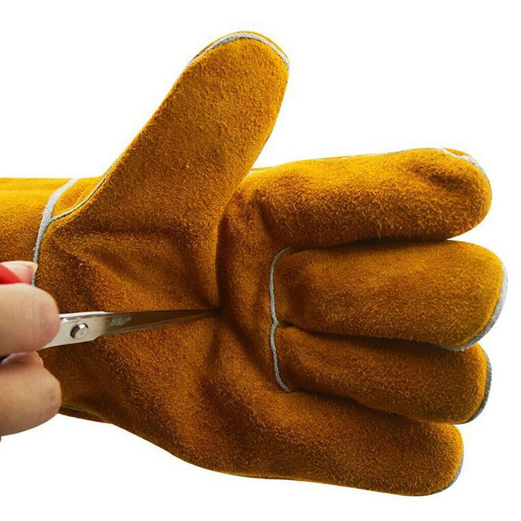 1 Pair of Gloves Welding Gear Hands Cover Protecting Hand Work Safety Gear -340