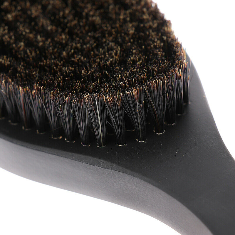 Curved Soft Boar Bristle Wave Hair Brush Wooden Handle Premium Magic Wave Br SJ