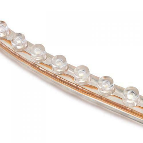 24cm Flexible Car 24-LED Strip Light- Yellow