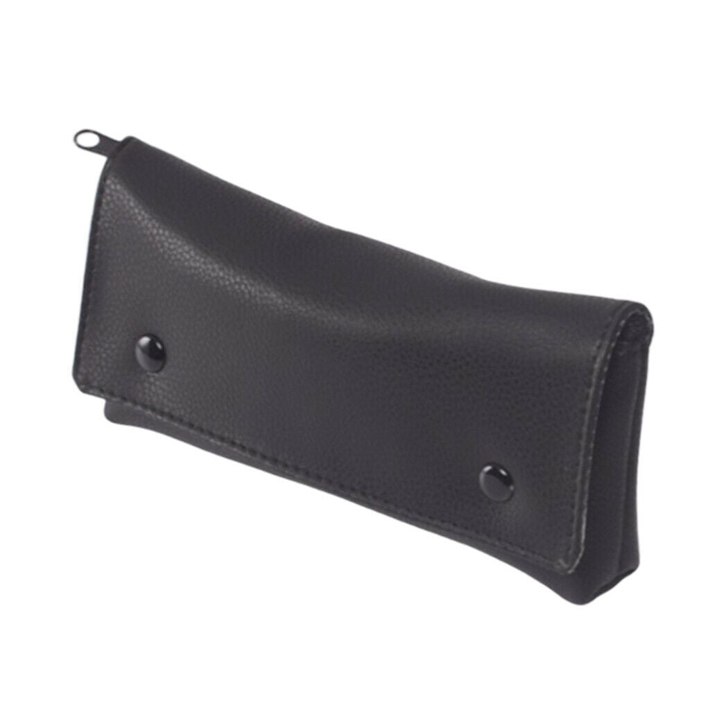 Black Tobacco Case Holder Leather Pipe Pouch Holder Smoking Accs 158x75mm