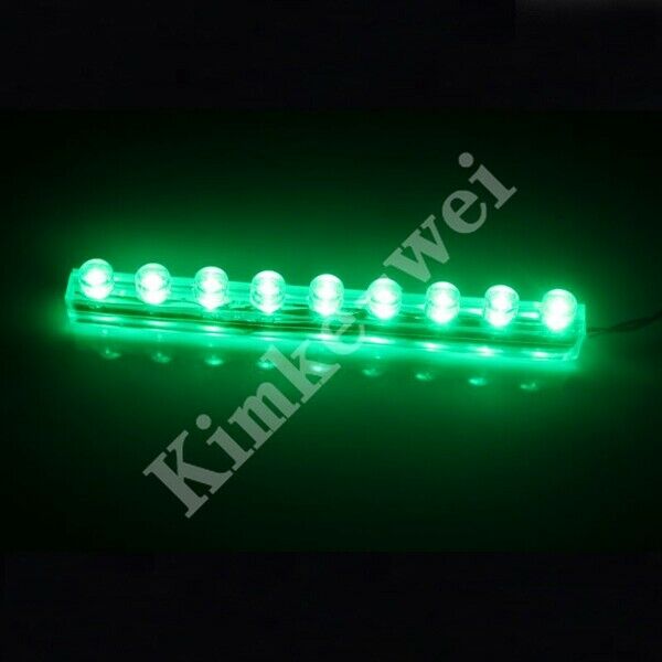 9cm Green Car Flexible Waterproof LED Strip Light 12V