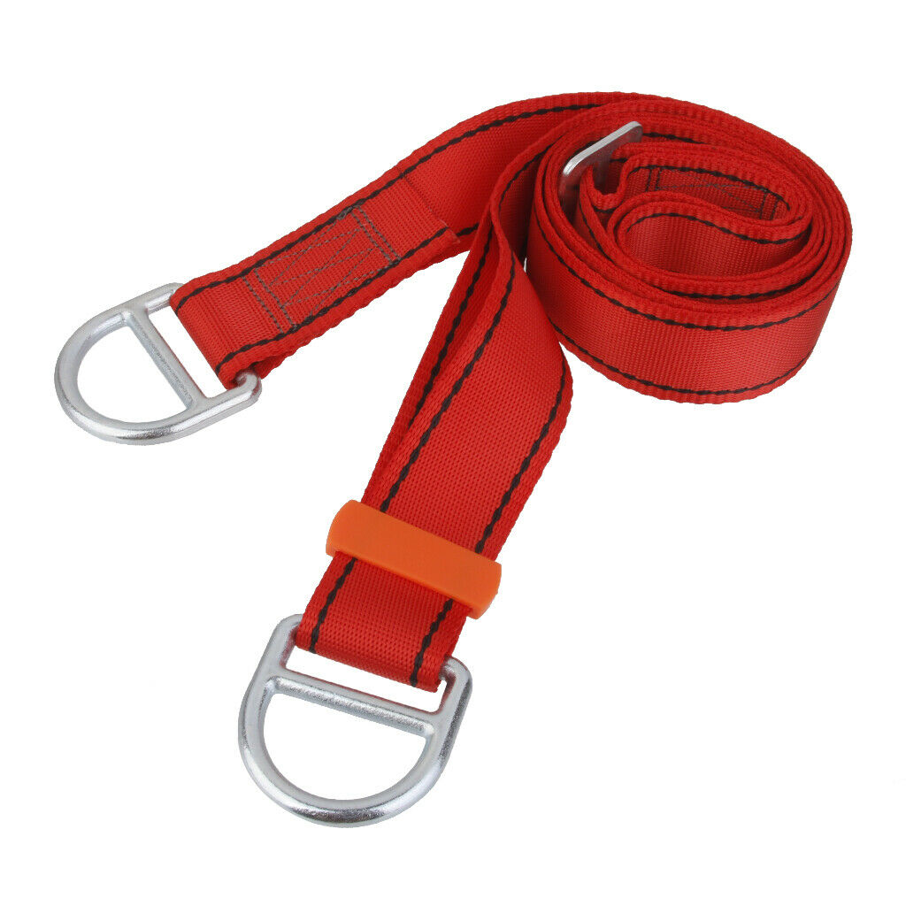 2.5 Meters Adjustable Rock Climbing Mountaineering Sling Strap Red 22KN