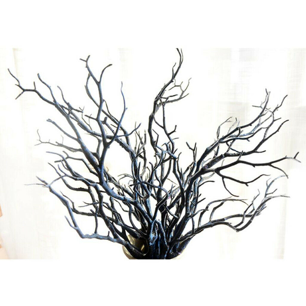 1 Bunch Of Blue Artificial Twig Curly Willow Branch Artificial Branches Floral