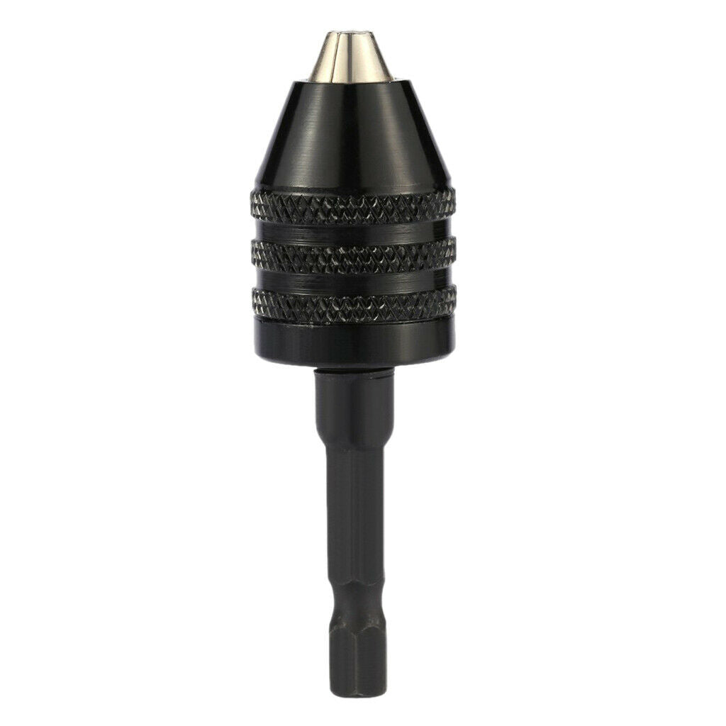 2 Pieces 1/4-inch Shank Keyless Chuck Conversion Tool for Impact Driver